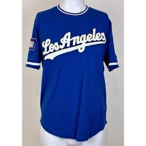 Pro Standard LA Dodgers Shirt Mens M Blue 2020 World Series Champions Patch MLB